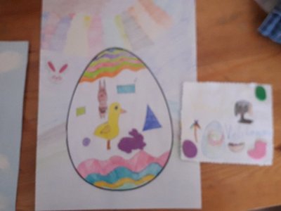 Březen - domácí výuka - naše některé práce