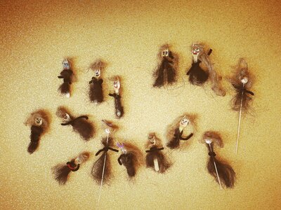 Vyrábíme malé čarodějky...