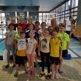 Plavecká štafeta 1.st.