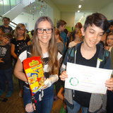 Vyhlášení jarní soutěže ve sběru papíru