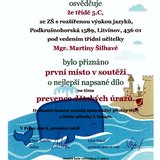 1. Místo v soutěži o nejlepší napsané dílo